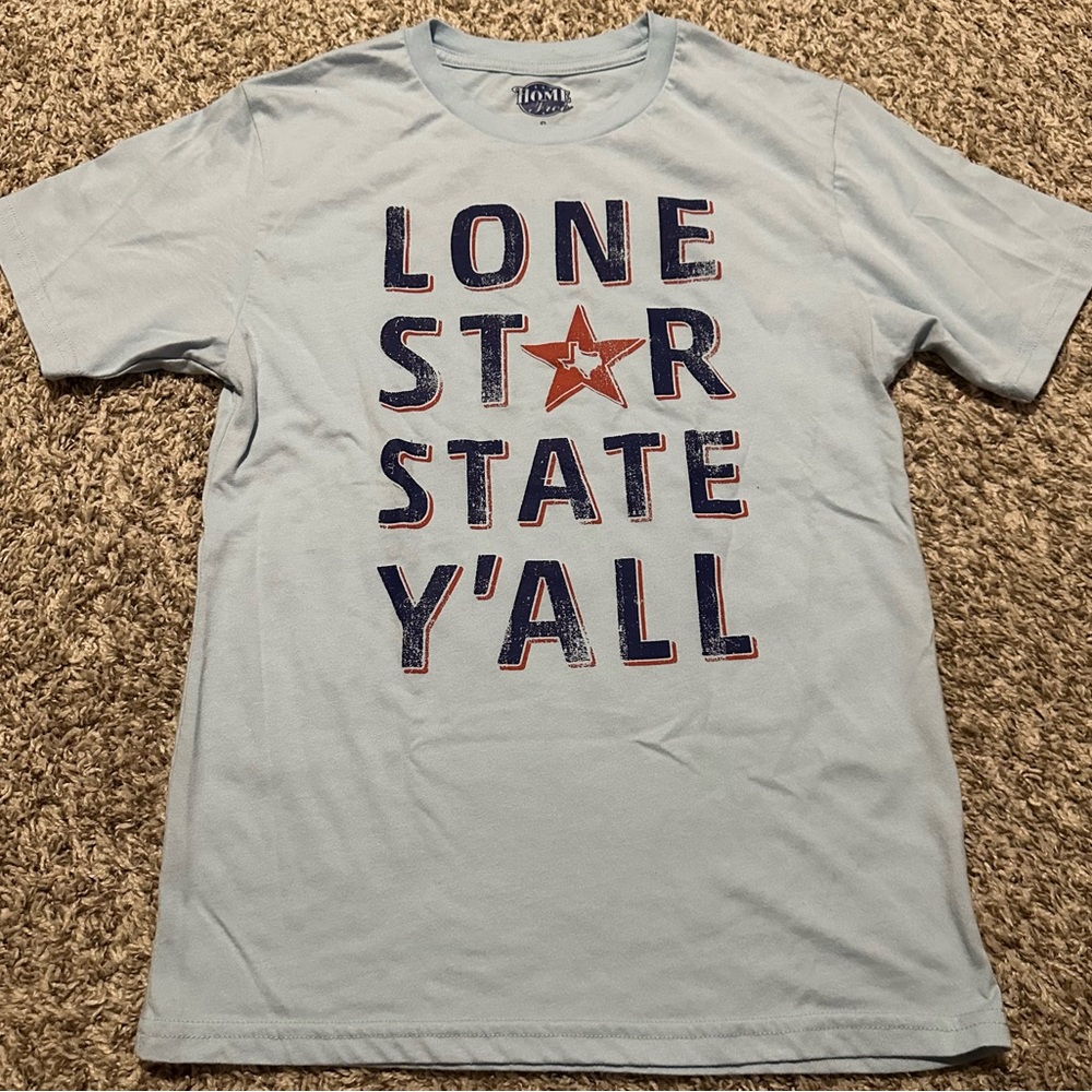 Lone Star State Tee In Baby Blue